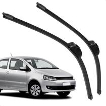 Par Palheta Dianteira Limpadora de Para-brisa Fox 2010 a 2012 de Silicone