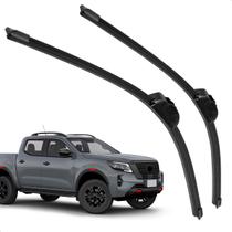 Par Palheta Dianteira Limpadora de Para-brisa Frontier 2017 a 2025 de Silicone