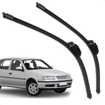 Par Palheta Dianteira Limpadora de Para-brisa Gol 1999 a 2006 de Silicone