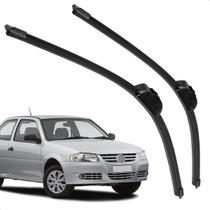 Par Palheta Dianteira Limpadora de Para-brisa Gol G4 2005 a 2008 de Silicone