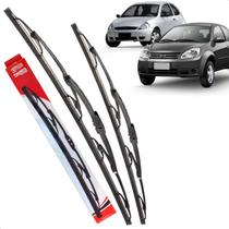 Par Palheta Dianteira Limpadora de Para-brisa Ka 1997 a 2010 de Ferro