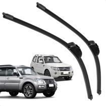Par Palheta Dianteira Limpadora de Para-brisa Pajero Full 2009 a 2020 de Silicone Par Palheta Dianteira Limpadora de Para-brisa Pajero Full 2009 a 2020 de Silicone