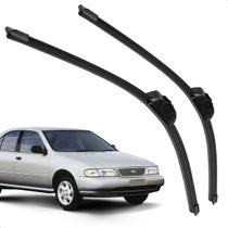 Par Palheta Dianteira Limpadora de Para-brisa Sentra 1995 a 1997 de Silicone