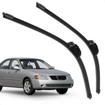 Par Palheta Dianteira Limpadora de Para-brisa Sentra 2005 a 2006 de Silicone Par Palheta Dianteira Limpadora de Para-brisa Sentra 2005 a 2006 de Silicone