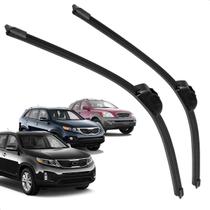 Par Palheta Dianteira Limpadora de Para-brisa Sorento 2009 a 2015 de Silicone Par Palheta Dianteira Limpadora de Para-brisa Sorento 2009 a 2015 de Silicone