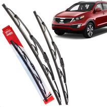 Par Palheta Dianteira Limpadora de Para-brisa Sportage 2011 a 2015 de Ferro