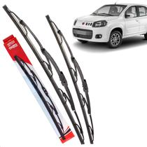 Par Palheta Dianteira Limpadora de Para-brisa Uno Vivace 2010 a 2014 de Ferro