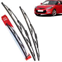 Par Palheta Dianteira Limpadora de Para-brisa Veloster 2011 a 2013 de Ferro