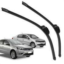 Par Palheta Dianteira Limpadora de Para-brisa Voyage G6 G7 2013 a 2023 de Silicone
