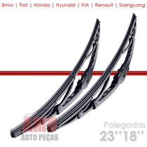 Par Palheta Dianteira Universal Metálica 23'' 18'' Polegadas