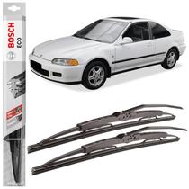 Par Palheta Limpador Bosch ECO Ferro Para Civic 1991 A 2000