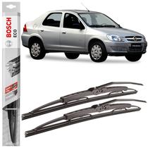 Par Palheta Limpador Bosch ECO Ferro Para Prisma 2006 A 2012