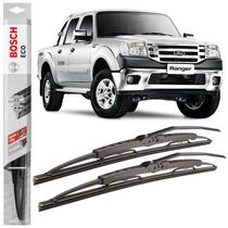 Par Palheta Limpador Bosch ECO Ferro Para Ranger 1992 A 2012