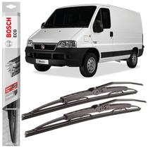 Par Palheta Limpador Bosch ECO Para Fiat Ducato 1994 A 2012 Par Palheta Limpador Bosch ECO Para Fiat Ducato 1994 A 2012