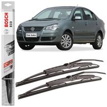 Par Palheta Limpador Bosch ECO Para Polo Sedan 2002 A 2010 Par Palheta Limpador Bosch ECO Para Polo Sedan 2002 A 2010