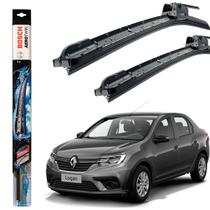 Par Palheta Limpador De Parabrisa Dianteiro Logan 2013 Até 2021 Original Bosch