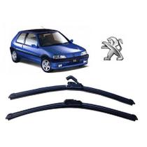Par Palheta Limpador de Parabrisa Dianteiro Para Peugeot 106 1991 1992 1993 1994 1995 1996 1997 1998 1999 2000 2001 2002