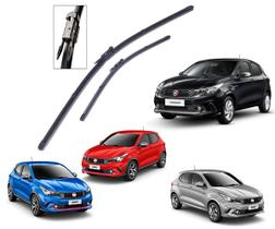 Par Palheta Limpador de Parabrisa Fiat Argo Drive Trekking Hgt Precision 2017 2018 2019 2020 2021 Par Palheta Limpador de Parabrisa Fiat Argo Drive Trekking Hgt Precision 2017 2018 2019 2020 2021