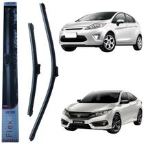 Par Palheta Limpador Especifica New Fiesta 11 E Civic 17 Par Palheta Limpador Especifica New Fiesta 11 E Civic 17