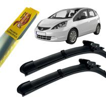 Par Palheta Limpador Para Brisa Honda Fit 2009 à 2014