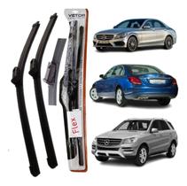 Par Palheta Limpador Para-brisa Mercedes C180 2012 A 2015