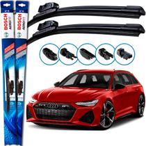 Par Palheta Limpador Parabrisa Audi RS6 2013 14 15 16 17 18 19 20 21 22 2023 2024 Bosch