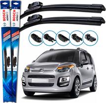 Par Palheta Limpador Parabrisa Bosch C3 Picasso 2011 2012 2013 2014 2015 Par Palheta Limpador Parabrisa Bosch C3 Picasso 2011 2012 2013 2014 2015