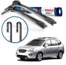 Par Palheta Limpador Parabrisa Bosch Carens 2000 2001 2002 2003 2004 2005 2006 Braço Gancho