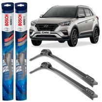 Par Palheta Limpador Parabrisa Bosch Creta 2016 Até 2020 Par Palheta Limpador Parabrisa Bosch Creta 2016 Até 2020