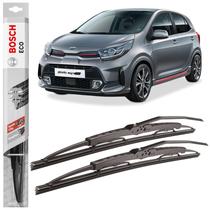 Par Palheta Limpador Parabrisa Bosch ECO Ferro Kia Picanto Par Palheta Limpador Parabrisa Bosch ECO Ferro Kia Picanto