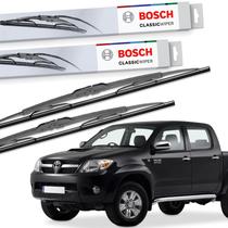Par Palheta Limpador Parabrisa BOSCH ECO Hilux 2005 a 2015 Par Palheta Limpador Parabrisa BOSCH ECO Hilux 2005 a 2015