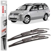 Par Palheta Limpador Parabrisa Bosch ECO Livina Grand Livina Par Palheta Limpador Parabrisa Bosch ECO Livina Grand Livina