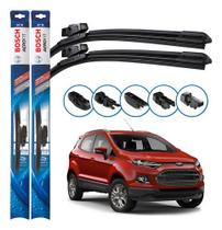 Par Palheta Limpador Parabrisa Bosch Ecosport 2013 A 2017 Preto Par Palheta Limpador Parabrisa Bosch Ecosport 2013 A 2017 Preto