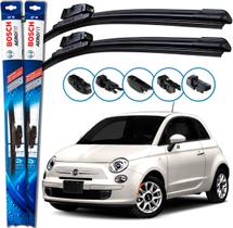 Par Palheta Limpador Parabrisa Bosch Fiat 500 2008 09 10 11 12 13 2014 2015 2016 2017 2018 2019