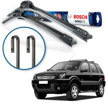 Par Palheta Limpador Parabrisa Bosch Ford Ecosport 2003 2004 Braço Gancho