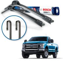 Par Palheta Limpador Parabrisa Bosch Ford F-250 1998 em diante Par Palheta Limpador Parabrisa Bosch Ford F-250 1998 em diante