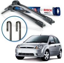 Par Palheta Limpador Parabrisa Bosch Ford Fiesta 2002 2003 2004 Braço Gancho