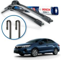 Par Palheta Limpador Parabrisa Bosch Honda Novo City 2022 2023 2024 2025 Braço Gancho