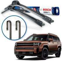 Par Palheta Limpador Parabrisa Bosch Hyundai Santa Fé 2013 2014 2015 2016 a 2024 Par Palheta Limpador Parabrisa Bosch Hyundai Santa Fé 2013 2014 2015 2016 a 2024