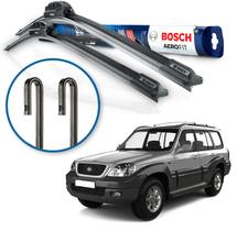 Par Palheta Limpador Parabrisa Bosch Hyundai Terracan 2001 2002 2003 a 2006 Par Palheta Limpador Parabrisa Bosch Hyundai Terracan 2001 2002 2003 a 2006
