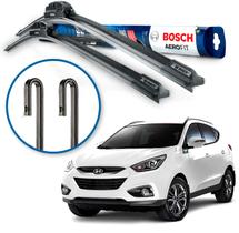 Par Palheta Limpador Parabrisa Bosch iX35 2011 12 13 14 15 16 17 18 19 20 21 22 23 24 25 Braço Gancho