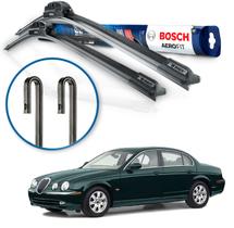 Par Palheta Limpador Parabrisa Bosch Jaguar S-Type 1998 99 00 01 02 03 04 Braço Gancho Par Palheta Limpador Parabrisa Bosch Jaguar S-Type 1998 99 00 01 02 03 04 Braço Gancho