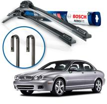 Par Palheta Limpador Parabrisa Bosch Jaguar X-Type 2001 2002 2003 2004 a 2009