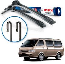 Par Palheta Limpador Parabrisa Bosch Kia Besta 1999 2000 2001 2002 2003 Braço Gancho