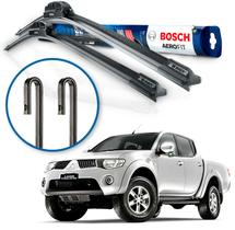 Par Palheta Limpador Parabrisa Bosch Mitsubishi L200 Triton 2008 2009 2010 2011 a 2024