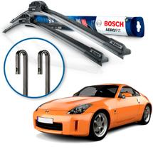 Par Palheta Limpador Parabrisa Bosch Nissan 350Z 2002 2003 2004 2005 2006 2007 2008 2009 Gancho