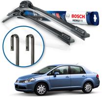 Par Palheta Limpador Parabrisa Bosch Nissan Tiida Sedan 2011 2012 2013 Par Palheta Limpador Parabrisa Bosch Nissan Tiida Sedan 2011 2012 2013