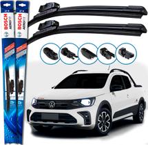 Par Palheta Limpador Parabrisa Bosch Saveiro 2013 14 15 16 17 18 19 20 2021 2022 2023 2024 2025