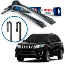 Par Palheta Limpador Parabrisa Bosch Vitara 2017 18 19 20 21 22 23 24 25 Braço Gancho