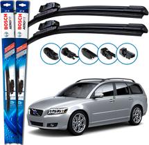 Par Palheta Limpador Parabrisa Bosch Volvo V50 2004 2005 2006 2007 2008 2009 2010 2011